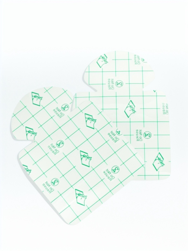 Защитная пластина д/ног на кл основе (наб 2 шт цена за наб) 10*7,2см ПУ прозрач пак ОТ