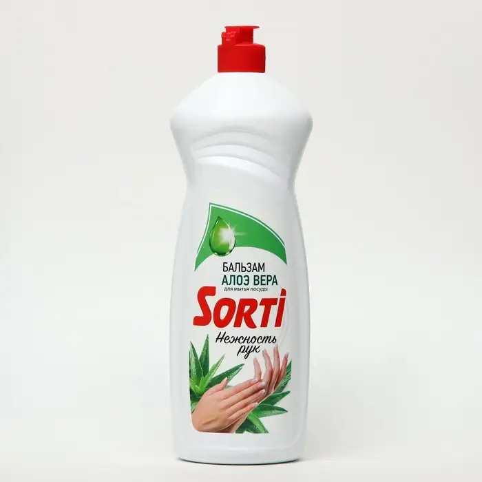Средство для мытья посуды Sorti "Бальзам с алоэ вера", 900 гр