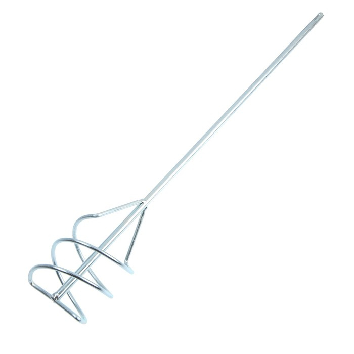 Миксер для песчано-гравийных смесей ТУНДРА, оцинкованный, SDS-plus, 100 х 10 х 600 мм Миксер для песчано-гравийных смесей ТУНДРА, оцинкованный, SDS-plus, 100 х 10 х 600 мм