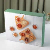 Набор салатников стеклянных на подставке &laquo;Ронда&raquo;, 350 мл, 37,5&times;32,5&times;7 см, 3 шт