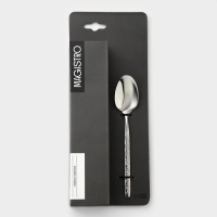 Набор ложек чайных из нержавеющей стали Magistro &laquo;Олин&raquo;, длина 13 см, 6 шт, цвет серебряный