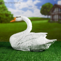 Садовая фигура "Лебедь плывет" 26х46см Садовая фигура "Лебедь плывет" 26х46см
