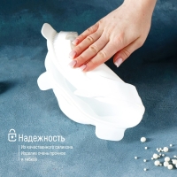 Форма для муссовых десертов и выпечки &laquo;Круг&raquo;, 23,5&times;23,5 см, внутренний d=16 см, цвет белый