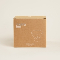 Креманка стеклянная SL Home &laquo;Ларго&raquo;, 300 мл, 12&times;10 см, цвет прозрачный