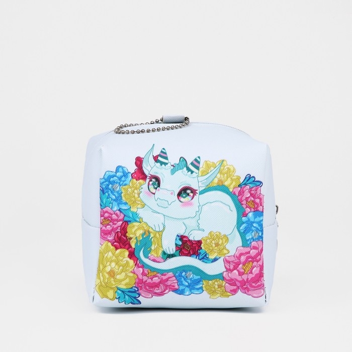 Косметичка-монетница на молнии, цвет зелёный Косметичка-монетница на молнии, цвет зелёный