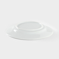 Тарелка фарфоровая &laquo;Лесовичок&raquo;, d=20 см, рисунок микс, цвет белый