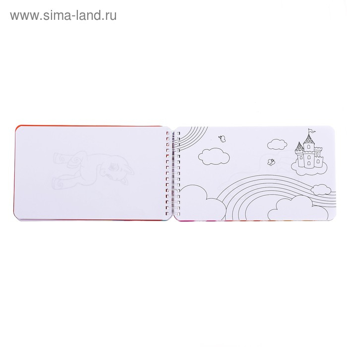 Альбом с наклейками и трафаретами &laquo;Волшебные пони&raquo;, 72 стр.