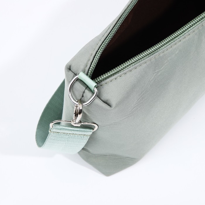 Сумка кросс-боди на молнии, цвет мятный