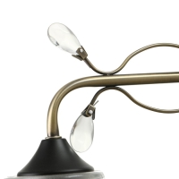 Люстра "Шарлин" 3хЕ27 40Вт черный-латунь 49х49х29 см BayerLux Люстра "Шарлин" 3хЕ27 40Вт черный-латунь 49х49х29 см BayerLux