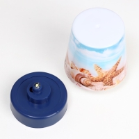 Ночник "Морской пляж" LED от батареек 3хААА 7,5х7,5х11 см RISALUX Ночник "Морской пляж" LED от батареек 3хААА 7,5х7,5х11 см RISALUX