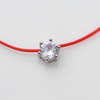 Браслет &laquo;Блеск&raquo; многогранник, цвет белый в серебре