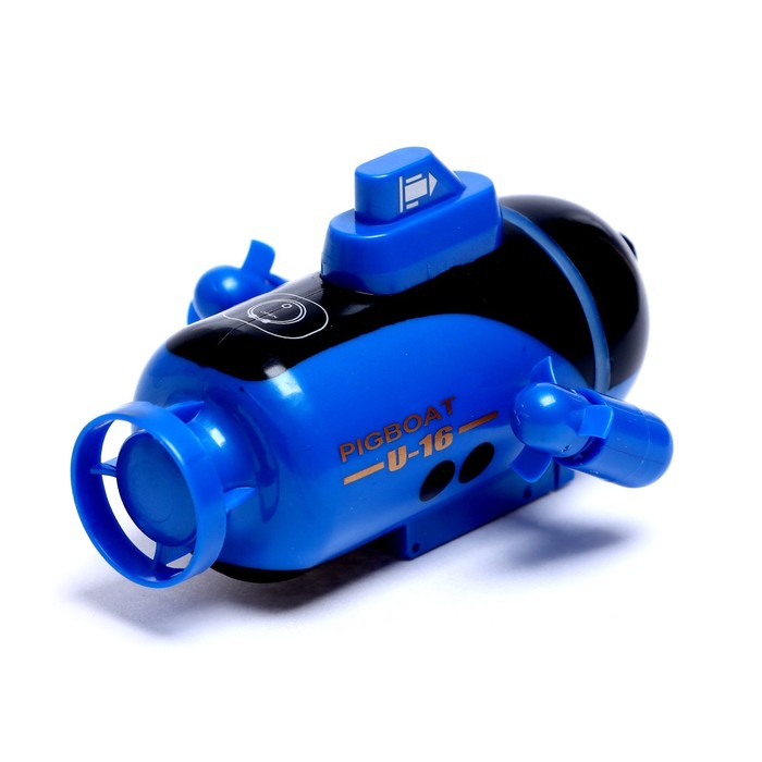 Подводная лодка радиоуправляемая &laquo;Батискаф&raquo;, световые эффекты, цвет синий