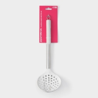 Шумовка Доляна &laquo;Шанти&raquo;, 33,5 см, цвет серый