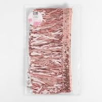 Тесьма с пайетками «Бахрома», d = 3 мм, 10 см, 4,5 ± 0,5 м, цвет розовый Тесьма с пайетками «Бахрома», d = 3 мм, 10 см, 4,5 ± 0,5 м, цвет розовый