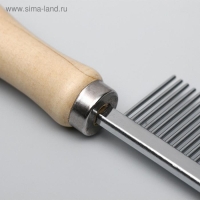 Расчёска Wood с деревянной ручкой, 17,5 х 3 см Расчёска Wood с деревянной ручкой, 17,5 х 3 см
