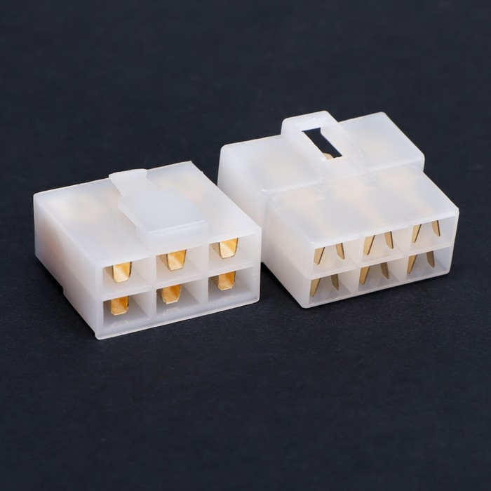 Разъем автомобильный, штекер-гнездо DJ7061-6.3-11/21, 6 контактов, набор 5 шт