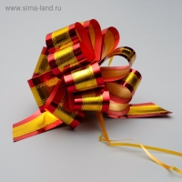 Бант-шар №5, золотой в красном Бант-шар №5, золотой в красном