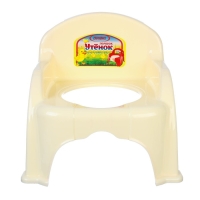 Горшок детский &laquo;Утенок&raquo; слоновая кость / белый 310х295х280мм