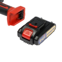 Пила сабельная аккумуляторная ТУНДРА, 20 В, 2 Ач, Li-ion, 2600 об/мин, 5 полотен в комплекте Пила сабельная аккумуляторная ТУНДРА, 20 В, 2 Ач, Li-ion, 2600 об/мин, 5 полотен в комплекте