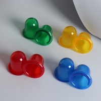 Массажёр антицеллюлитный &laquo;Чудо - банка&raquo;, набор - 2 шт, 5 &times; 5,5 см, цвет МИКС