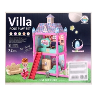 Дом для кукол &laquo;Сказочная жизнь&raquo; с куклой, питомцем и аксессуарами, свет