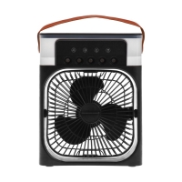 Портативный вентилятор LOF-06, с функцией увлажнителя, 3 скорости, питание USB, чёрный Портативный вентилятор LOF-06, с функцией увлажнителя, 3 скорости, питание USB, чёрный