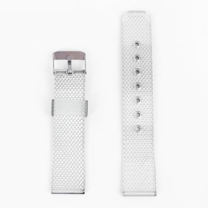 Ремешок для часов "Соломон", 20 мм, резина, l-19.5 см, серый