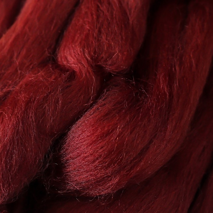 Шерсть для валяния 100% полутонкая шерсть 50 гр (063, шоколад) Шерсть для валяния 100% полутонкая шерсть 50 гр (063, шоколад)