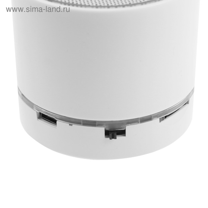 Портативная колонка Luazon Hi-Tech18, 3 Вт, 520 мАч, microSD, USB, белая Портативная колонка Luazon Hi-Tech18, 3 Вт, 520 мАч, microSD, USB, белая