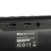 Беспроводная колонка Xtrike Me SP-211BT, 10 Вт, BT5.0, подсветка, 1200 мАч, чёрная