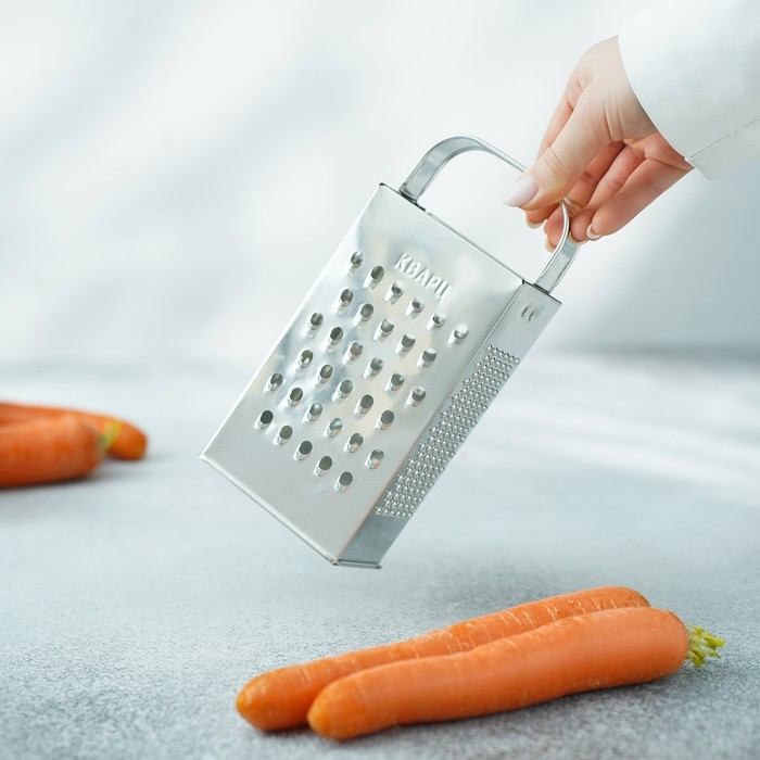 Тёрка Доляна &laquo;Эконом&raquo;, 4 грани, 8,5&times;6,2&times;18,2 см