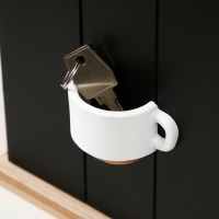 Ключница дерево 6 крючков "Чашечка кофе" 25,5х18,8х6,5 см