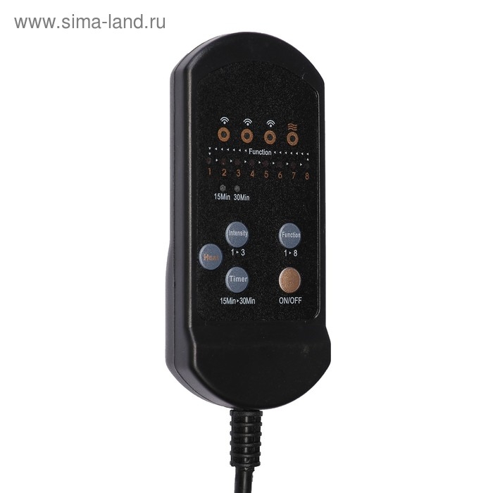 Массажная накидка для спины Luazon LEM-22, таймер 15/30 мин, 8 видов массажа, 220/12В Массажная накидка для спины Luazon LEM-22, таймер 15/30 мин, 8 видов массажа, 220/12В