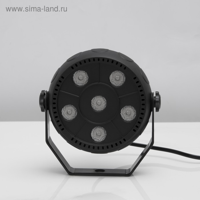 Прожектор PAR для сцены 6 &times; 1.5 Вт, свечение RGB, 220 В