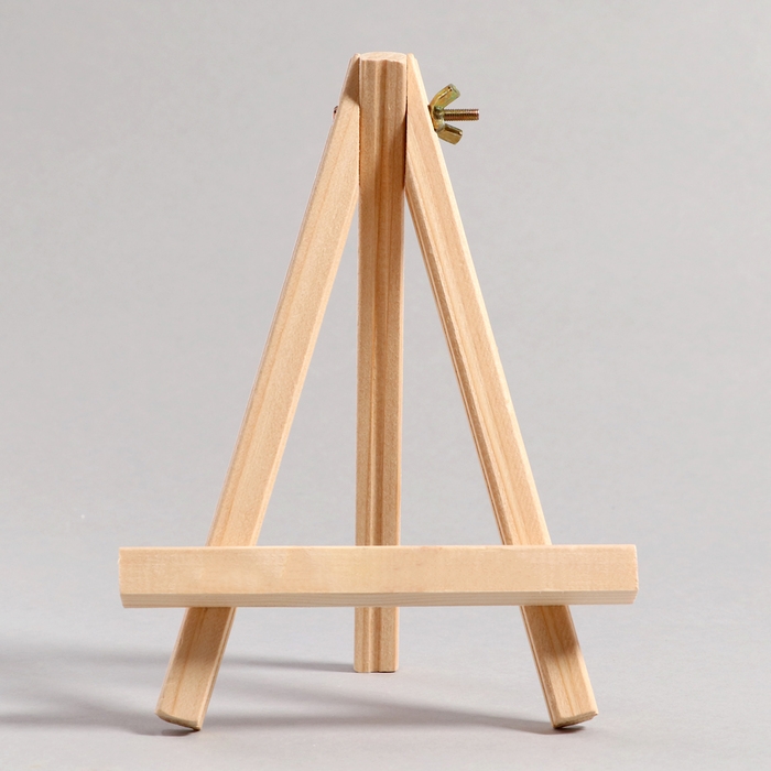 Мольберт демонстрационный, настольный, тренога &mdash; 3,5 &times; 14 &times; 19 см