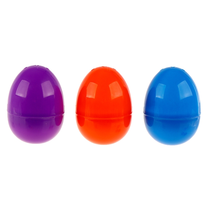 Мялка-антистресс &laquo;Зверята&raquo; в яйце, набор 3 шт, цвета МИКС