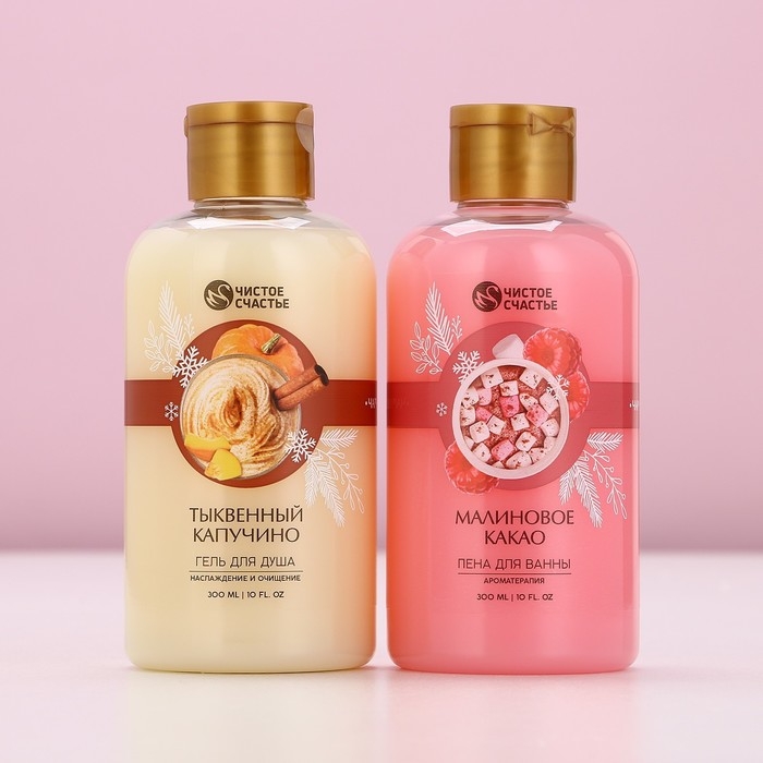 Подарочный набор косметики &laquo;Волшебного года&raquo;, гель для душа и пена для ванны, 2 х 300 мл, Новый Год