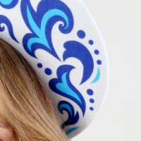 Новый год! Карнавальный кокошник &laquo;Снежная принцесса&raquo; из фетра