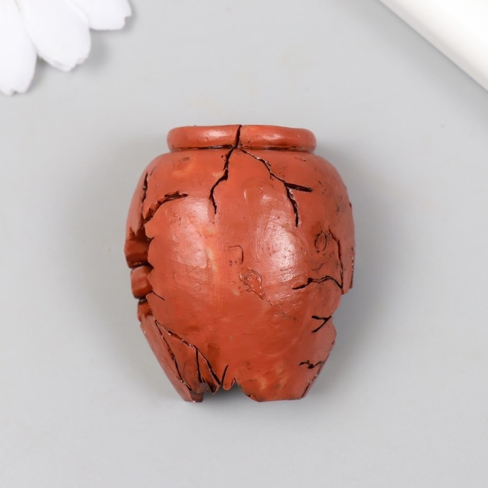 Фигурка для флорариума полистоун Фигурка для флорариума полистоун "Черепок разбитой вазы" 5х4х3,2 см