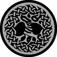 Нашивка с термопечатью &laquo;Дерево жизни&raquo;, богатырь, 16 см