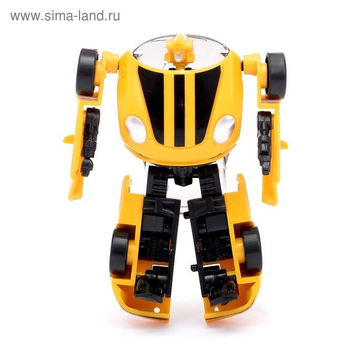 Робот &laquo;Спорт-купе&raquo;, трансформируется, цвет жёлтый