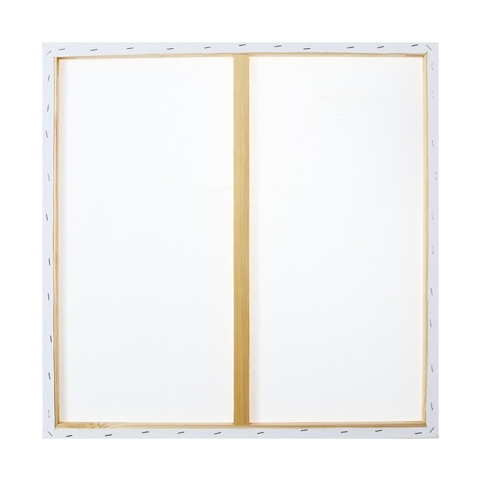 Холст на подрамнике 1.6х60х60 см, хлопок 100%, акриловый грунт, мелкозернистый, 280г/м&sup2;