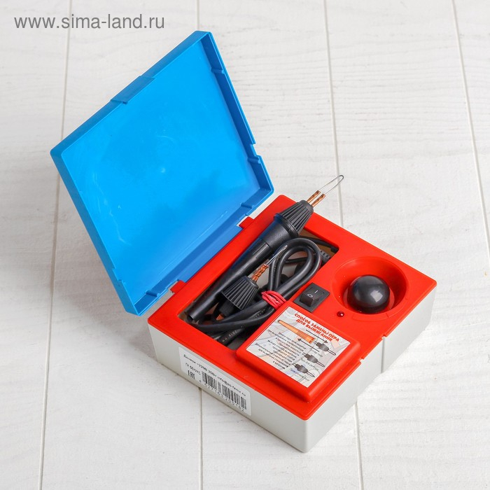 Электроприбор для выжигания по дереву &laquo;Дымок&raquo; 220 В, 20 Вт. в комплект входят образцы рисунков