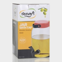 Кувшин стеклянный с краником Macro, 3 л