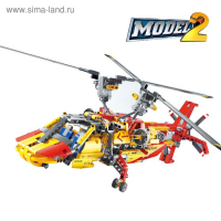 Конструктор Техника &laquo;Спасательный вертолёт&raquo;, 1056 деталей