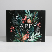 Коробка подарочная новогодняя складная «Волшебного нового года», 31,2 х 25,6 х 16,1 см, Новый год Коробка подарочная новогодняя складная «Волшебного нового года», 31,2 х 25,6 х 16,1 см, Новый год