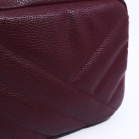 Сумка кросс-боди RICHET на молнии, наружный карман, цвет бордовый Сумка кросс-боди RICHET на молнии, наружный карман, цвет бордовый