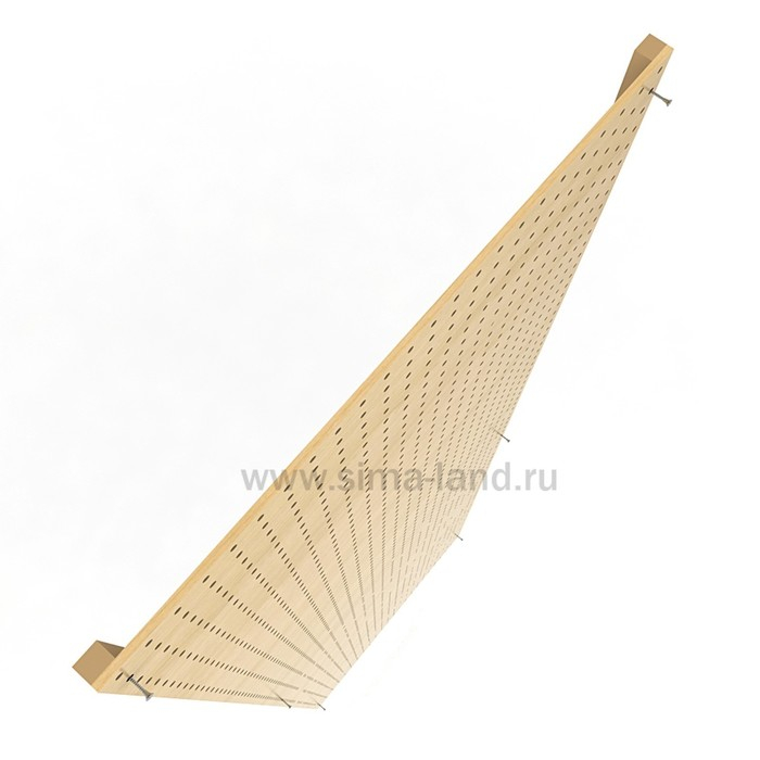 Настенная перфорированная панель односторонняя 60×0,6×180 см, шаг 2,5 см, цвет чёрный Настенная перфорированная панель односторонняя 60×0,6×180 см, шаг 2,5 см, цвет чёрный