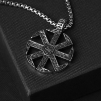 Кулон унисекс «Светоч», цвет чернёное серебро, 60 см Кулон унисекс «Светоч», цвет чернёное серебро, 60 см