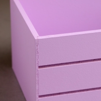 Кашпо деревянное 25х14х11 см Сиреневый Кашпо деревянное 25х14х11 см Сиреневый